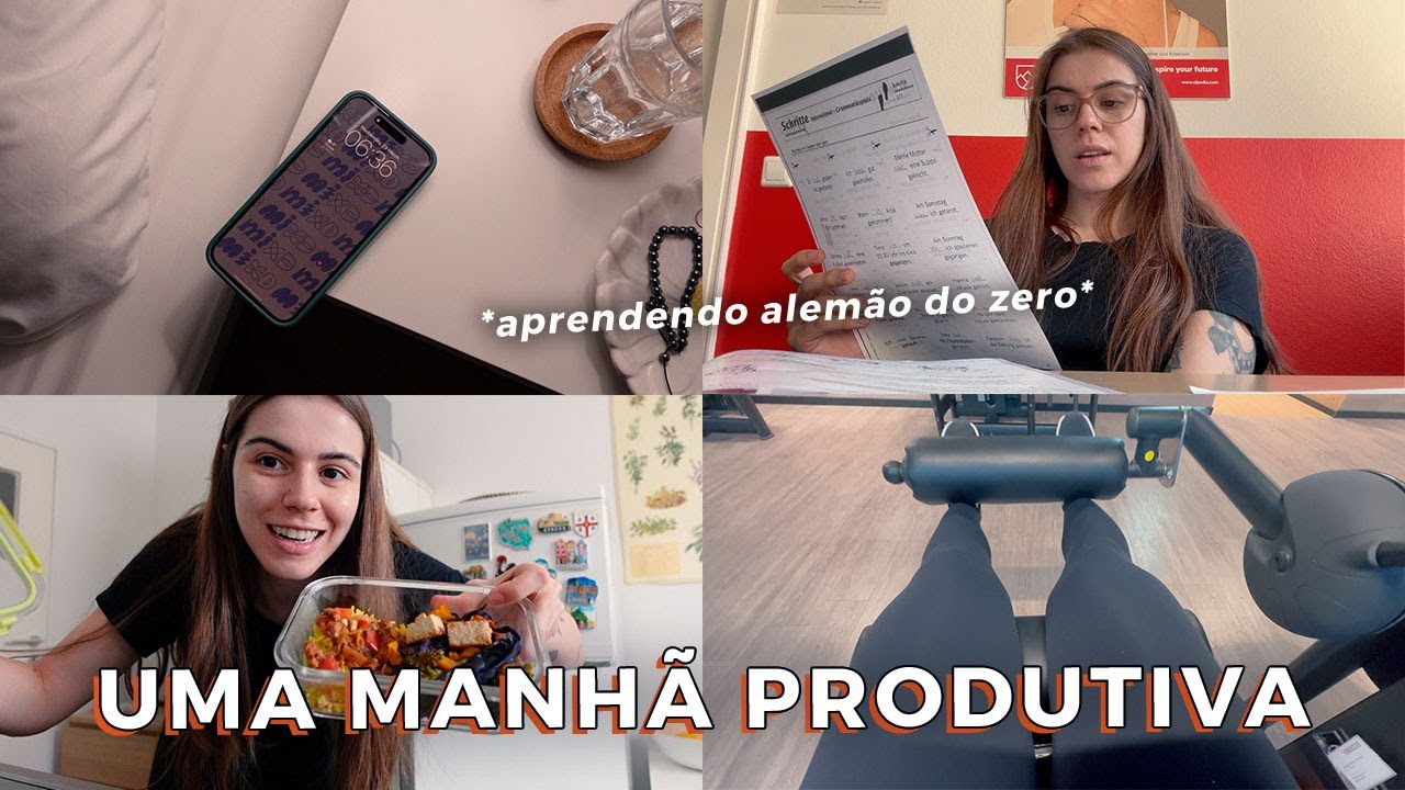 rotina em berlim estudando alemão e sendo produtiva