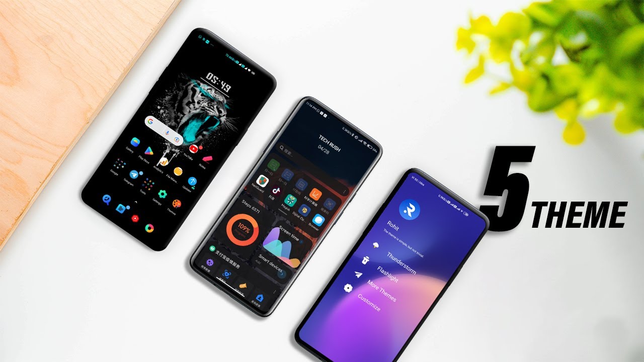 Starting December Top 5 Miui 12 Themes | MIUI Theme Customization | Control Centre MIUI 12