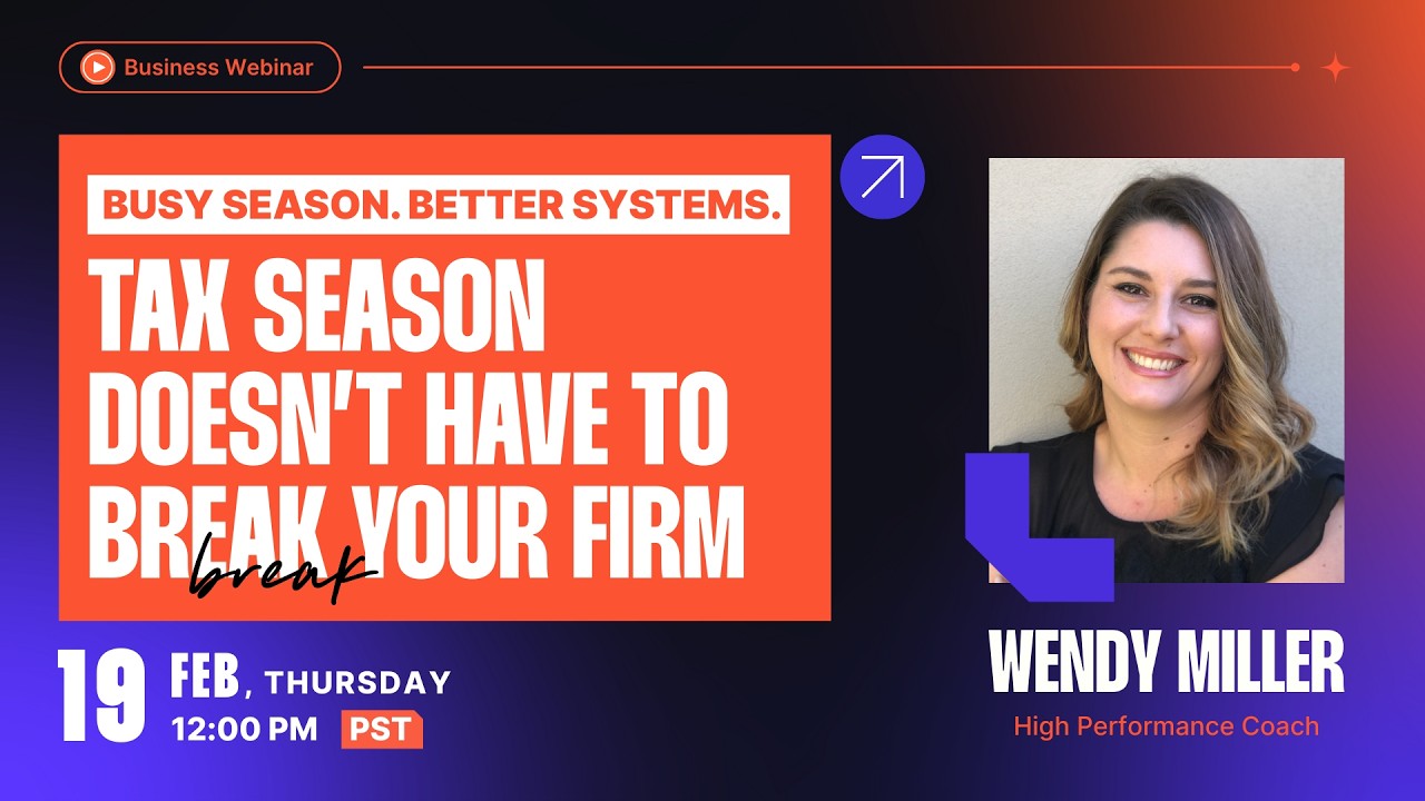 ProfitTime™ Webinar: Tax Season Doesn't Have to Break Your Firm
