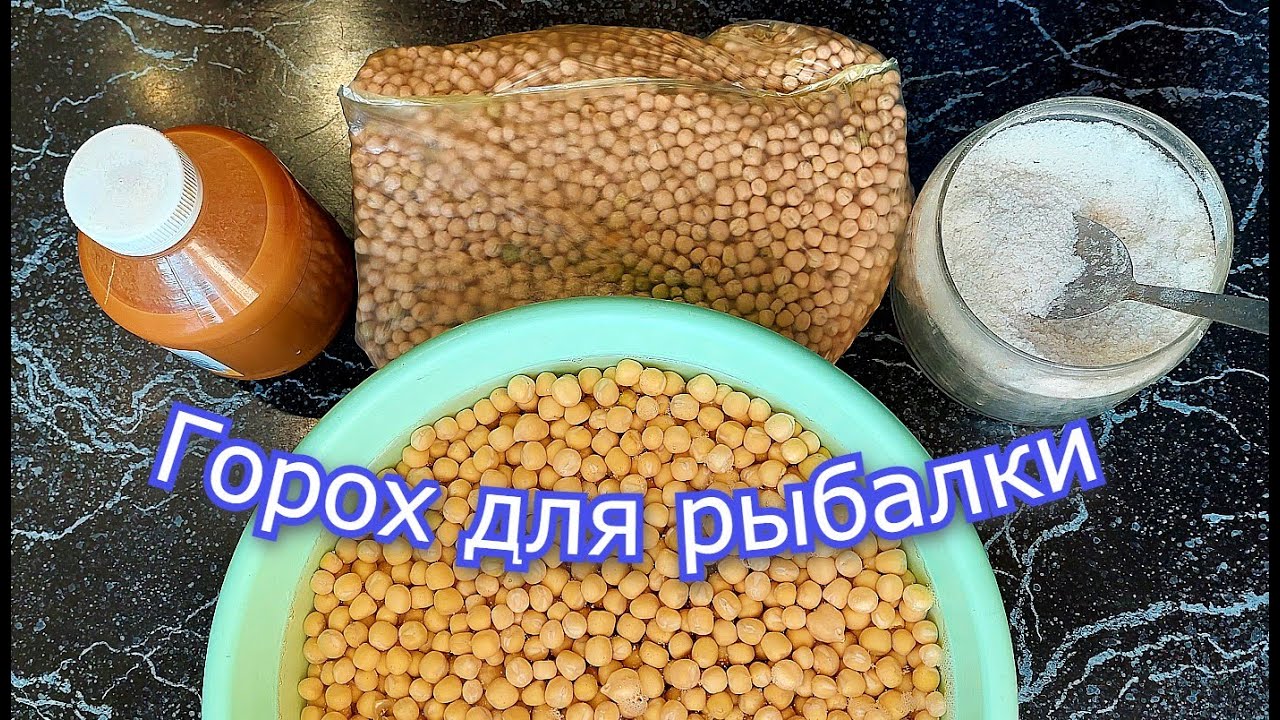 Насадочный и прикормочный горох для рыбалки. Как приготовить горох