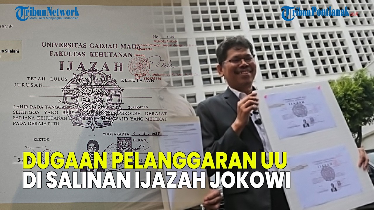 UPDATE❗ BONATUA SILALAHI UNGKAP DUGAAN PELANGGARAN UU DI SALINAN IJAZAH JOKOWI