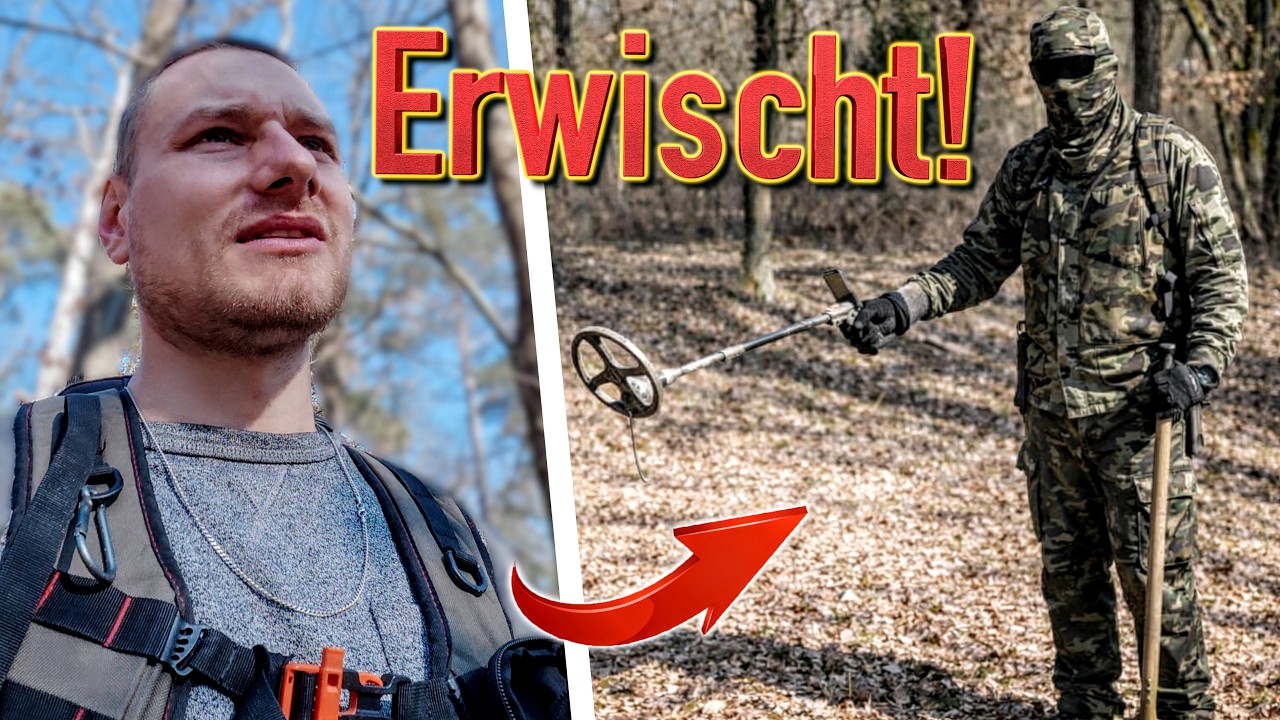 ILLEGALE SCHATZSUCHER im Wald ERWISCHT?! 🤯 (Metalldetektor)