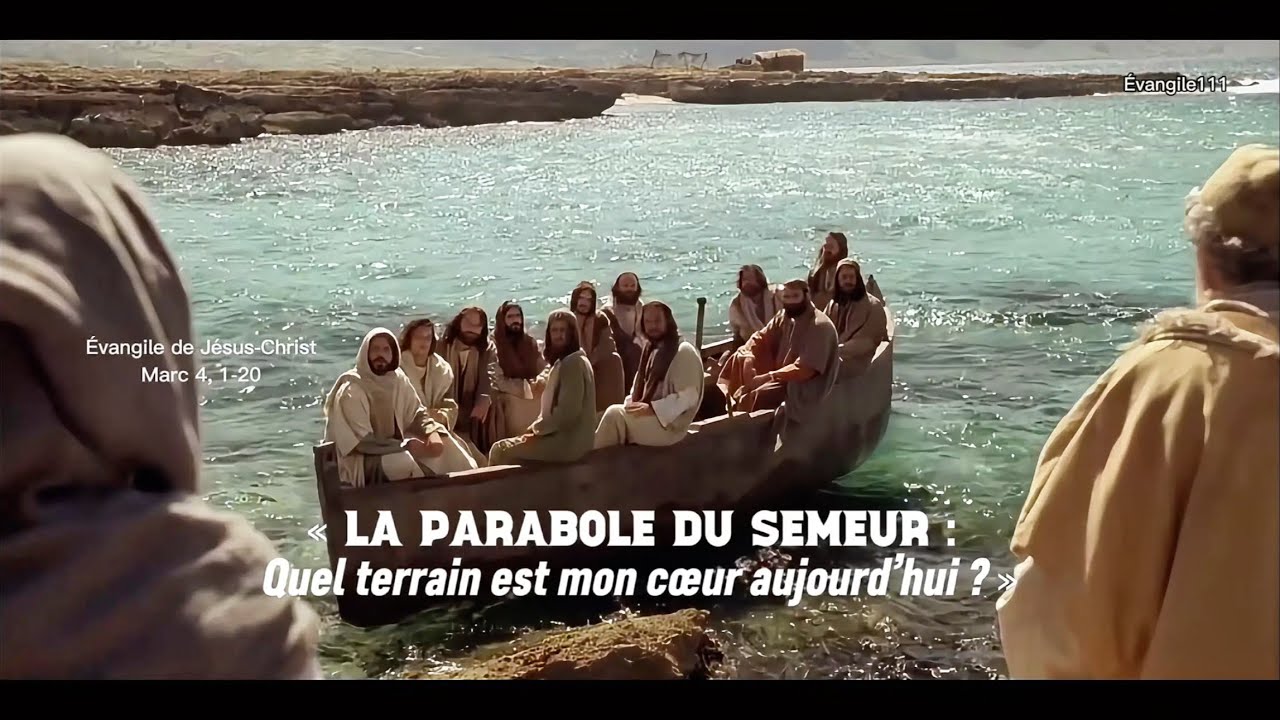 Évangile du jour - Marc 4,1-20 Quel terrain est ton cœur ?￼