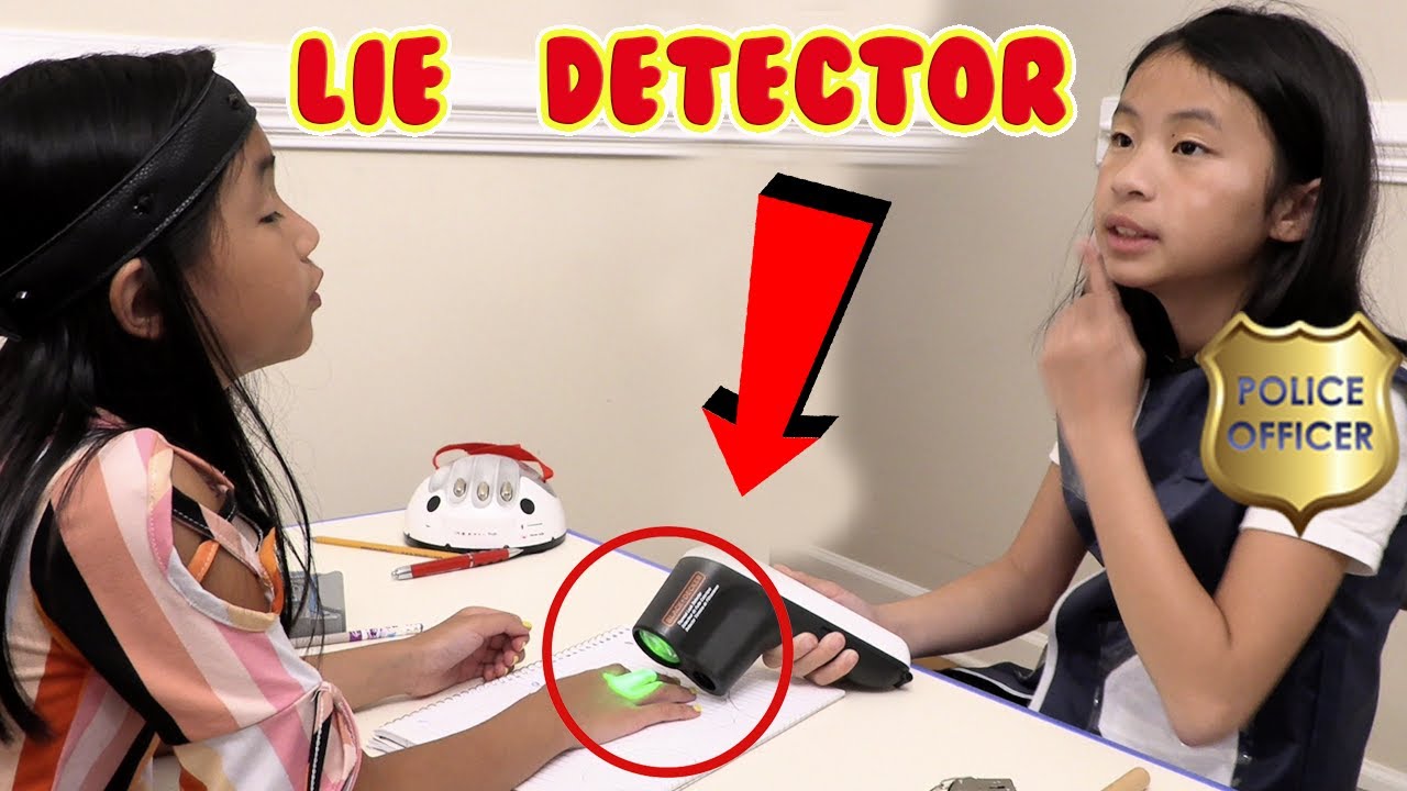 Pretend Play Police Uses Fake Detector Test to Find Out The Truth