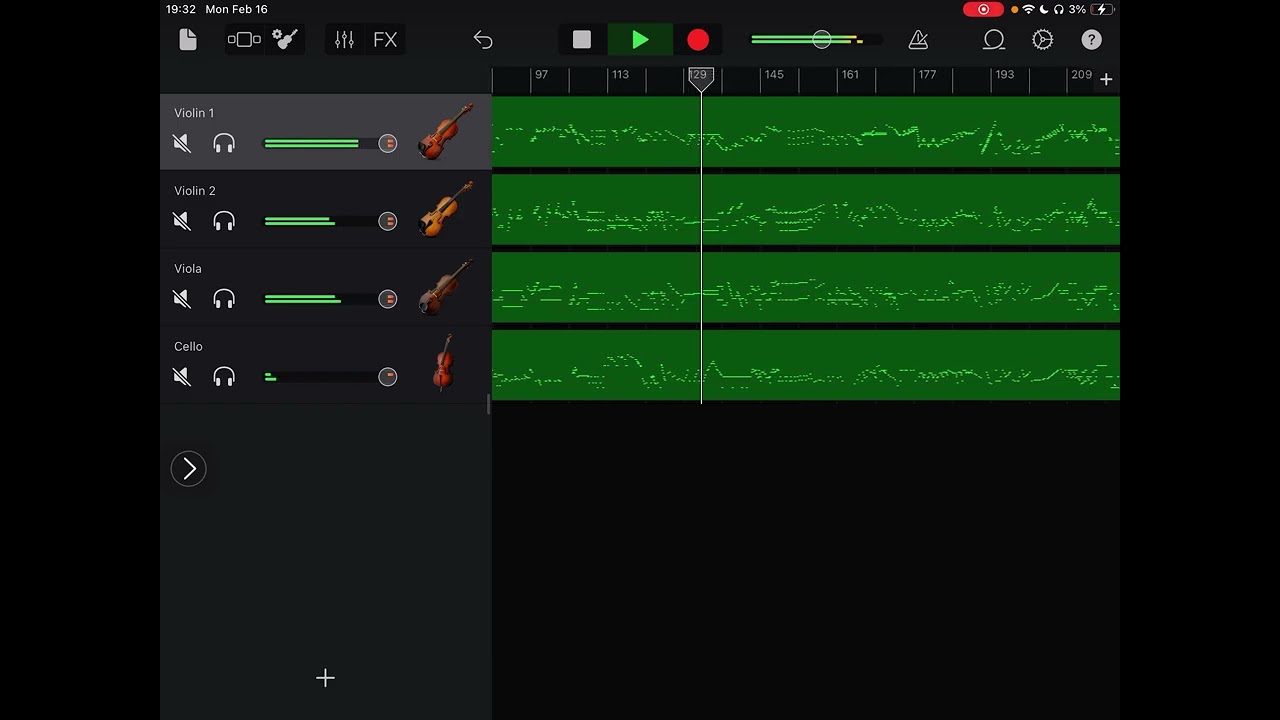 Beethoven-String Quartet in C minor Op, 18 No. 4 (GarageBand Quartet)￼