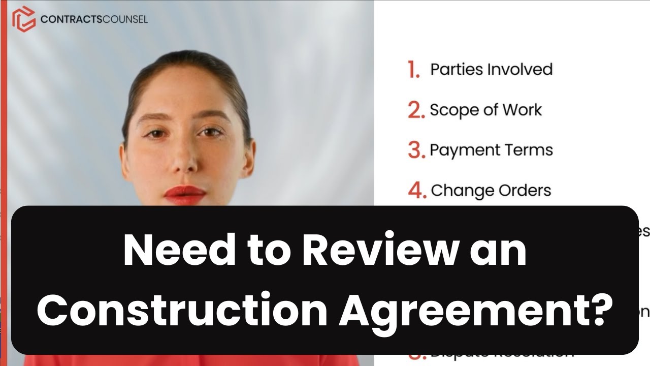How to Review a Construction Services Agreement [Key Terms to Understand]