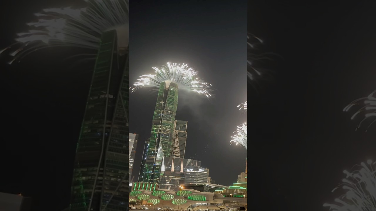 94th Saudi National Day 🇸🇦 || KAFD || Riyadh || Celebration || Saudi National Day Air Show 2024