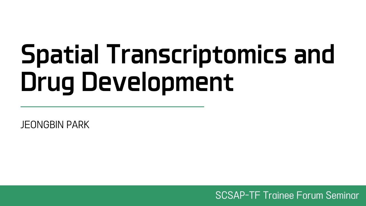 【Jeongbin's Study Room】 Spatial Transcriptomics and Drug Development