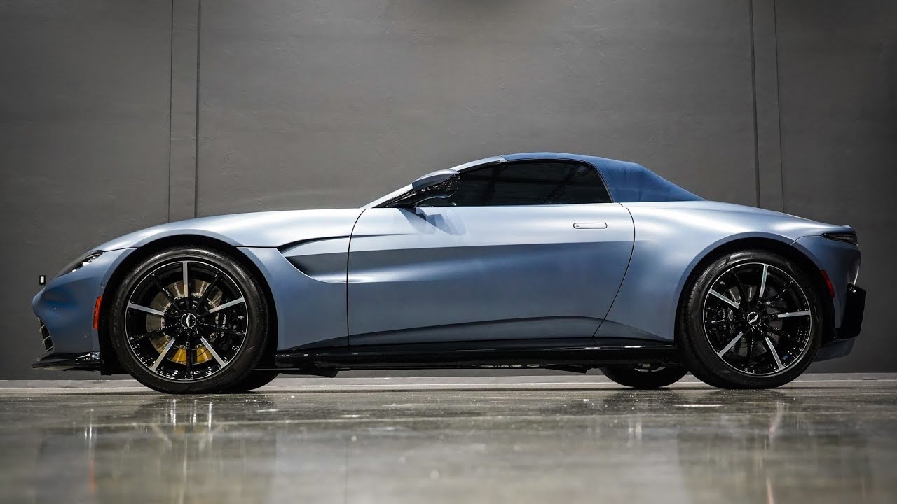 2023 ASTON MARTIN VANTAGE CONCOURS BLUE NAVY 3K MILE FREE ENCLOSED DELIVERY FOR SALE R3MOTORCARS.COM