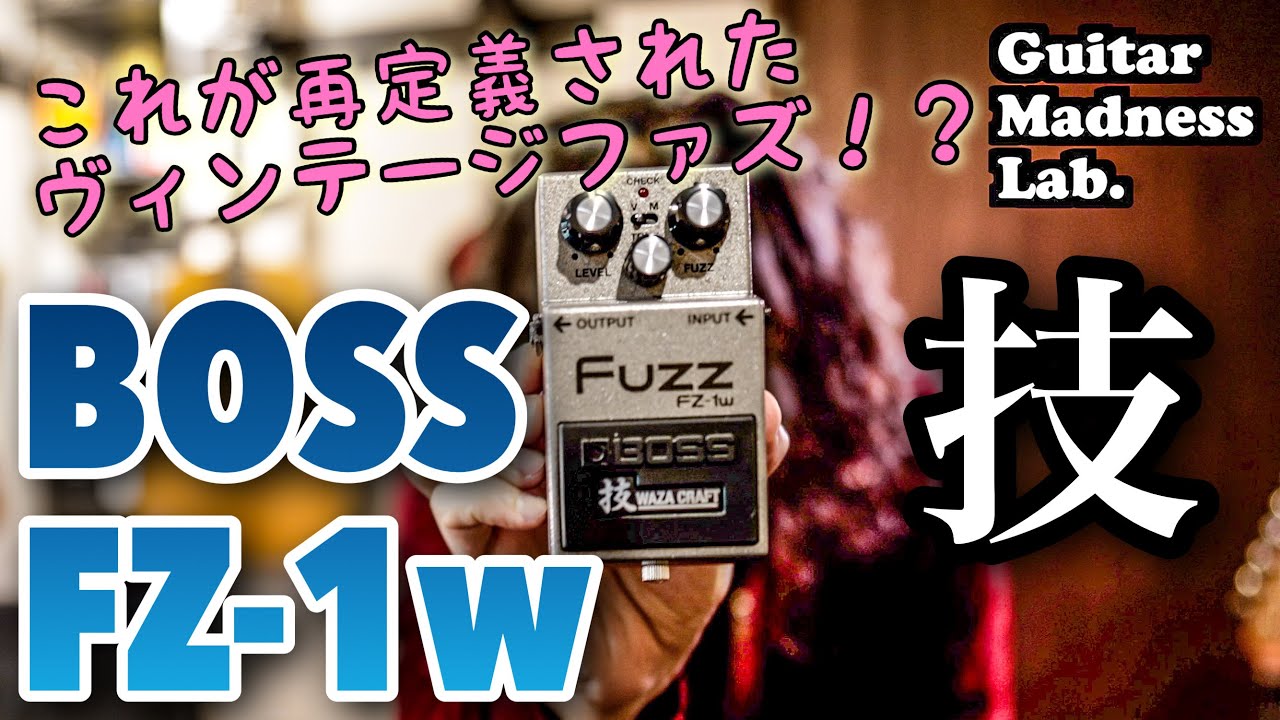 【FUZZ】ボス新作のファズを弾いてみた🎸BOSS FZ-1W