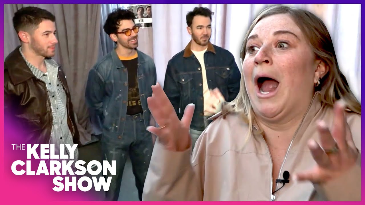 Jonas Brothers Surprise Superfan Kelly Clarkson Show Producer At JONASCON!