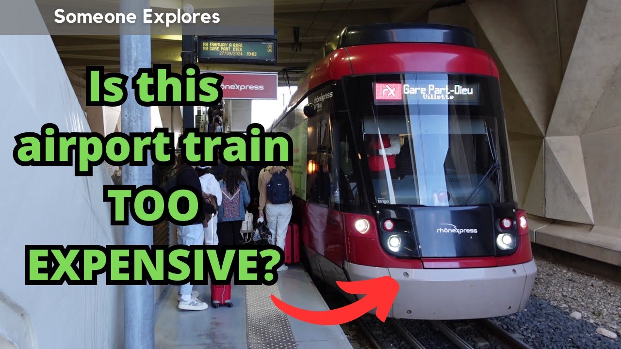 Is this Europe's MOST UNAFFORDABLE Airport Transfer? | Lyon's Rhônexpress