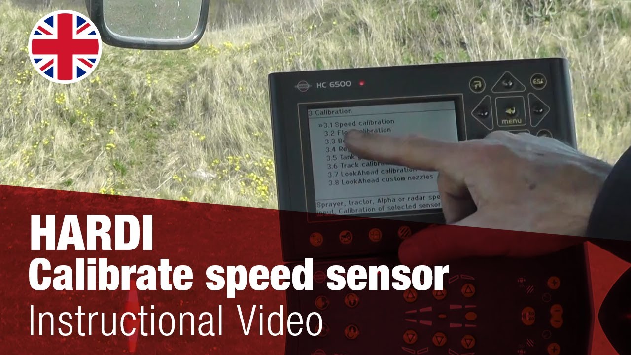 Instructional Video - Calibrate HARDI speed sensor