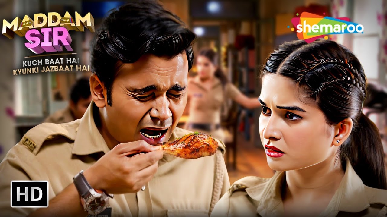 Cheetah ने Santosh की प्यार पाने केलिए खा रहा है Chicken || Best Of Maddam Sir | Cheetah & Santosh