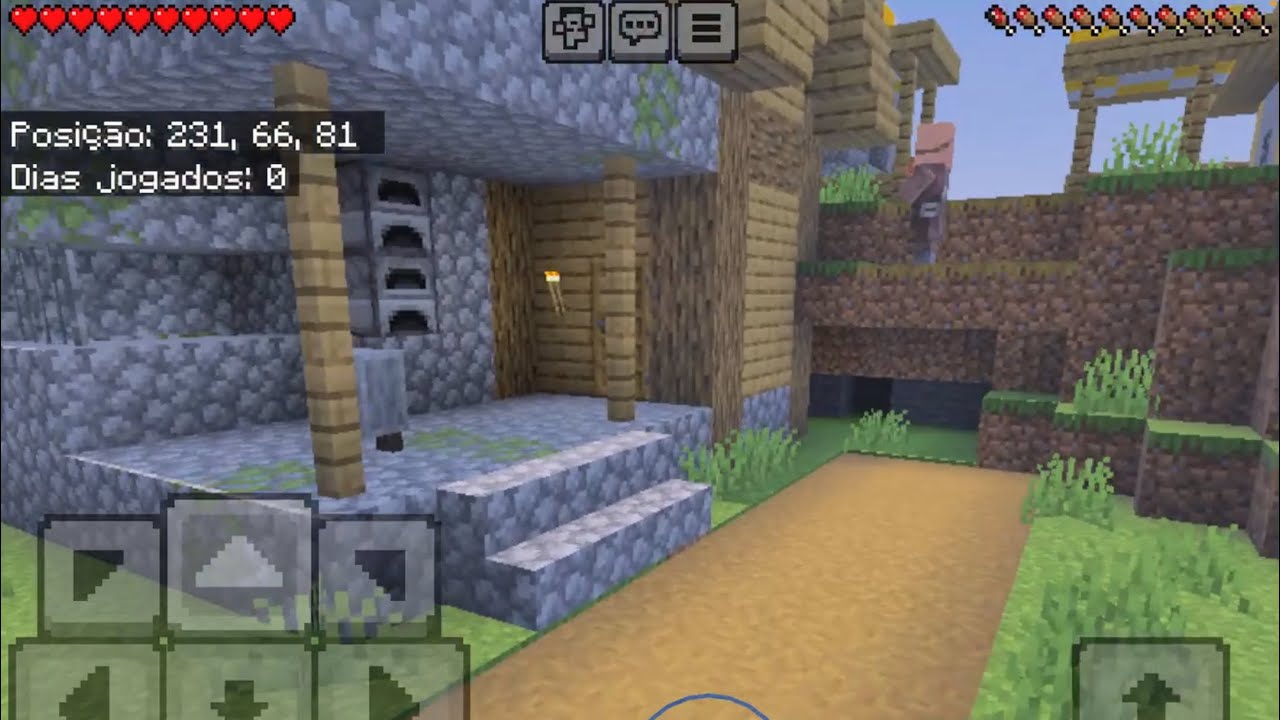 Theo games no Minecraft minerando e tentando zerar a versão Bad Rock parte 01