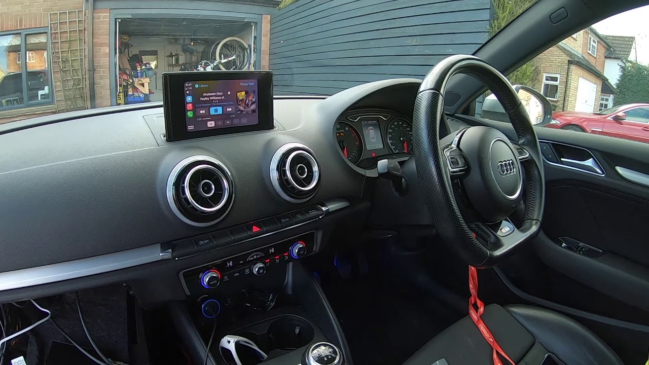 Audi A3 8v Ep.9 - Беспроводная установка Apple CarPlay за 150 фунтов стерлингов!!