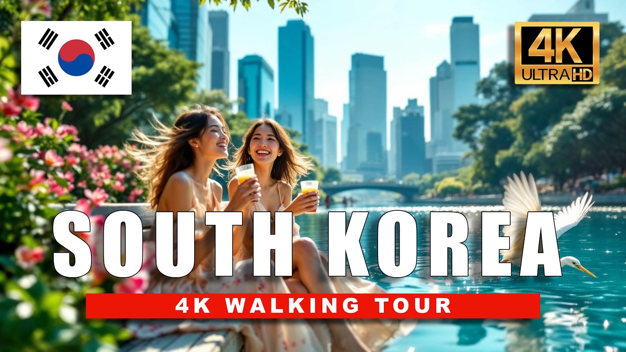 Seoul&rsquo;s Hidden River Walk 🌿 A Peaceful Escape in the City | 4K Walking Tour in South Korea 🇰🇷