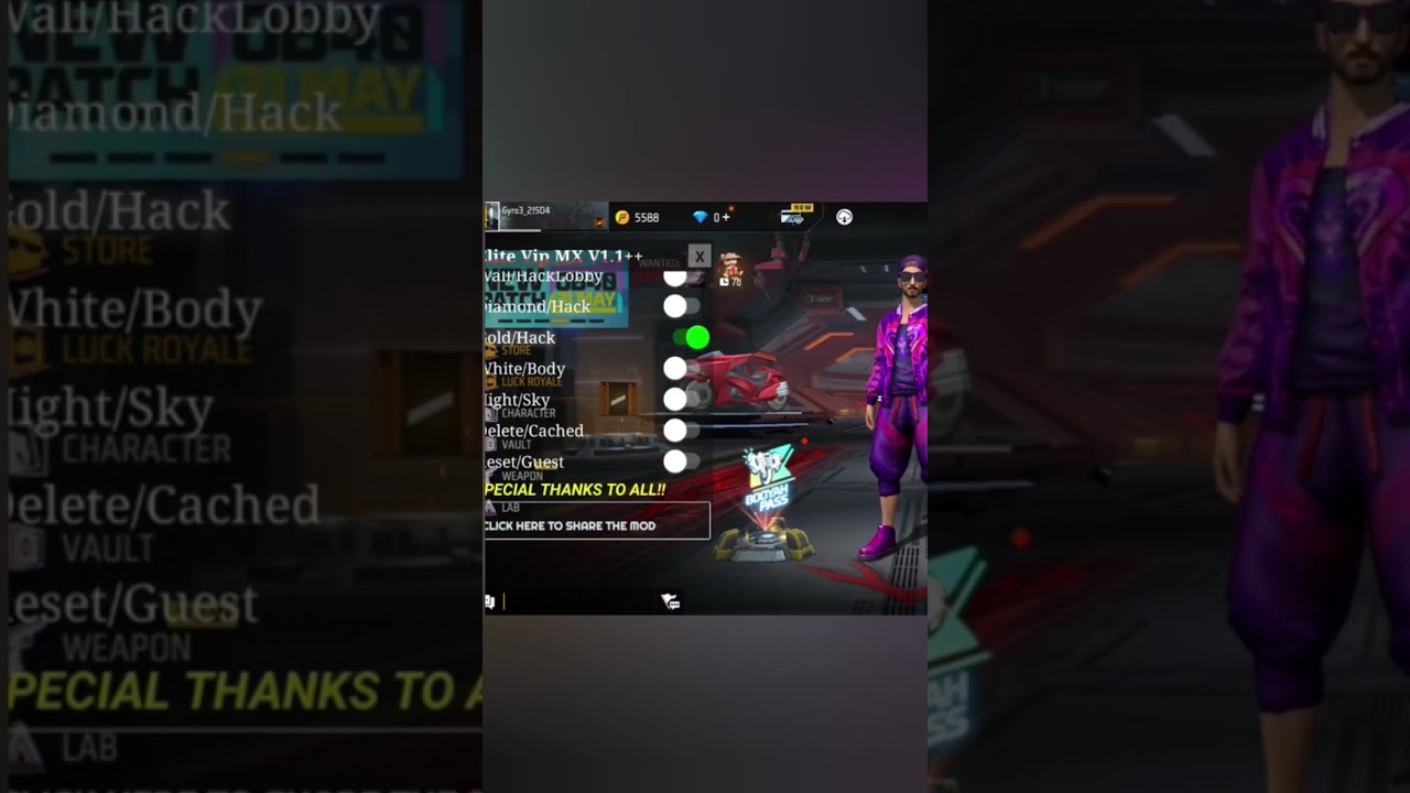 FREE FIRE New unlimited diamond hack trick ob39,ob40 new viral trick#viral #hack#shots