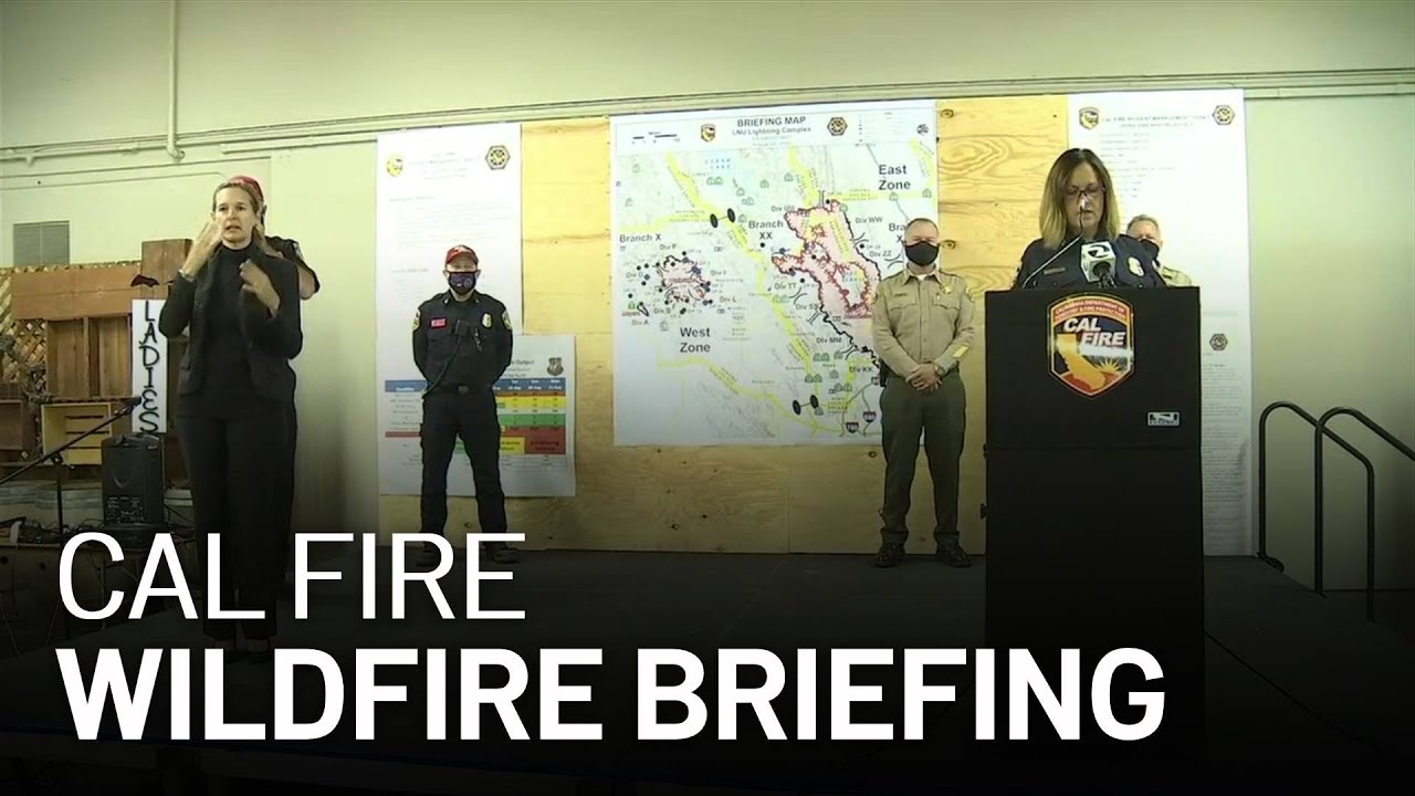 RAW VIDEO: Cal Fire North Bay Wildfires Briefing [8/25]