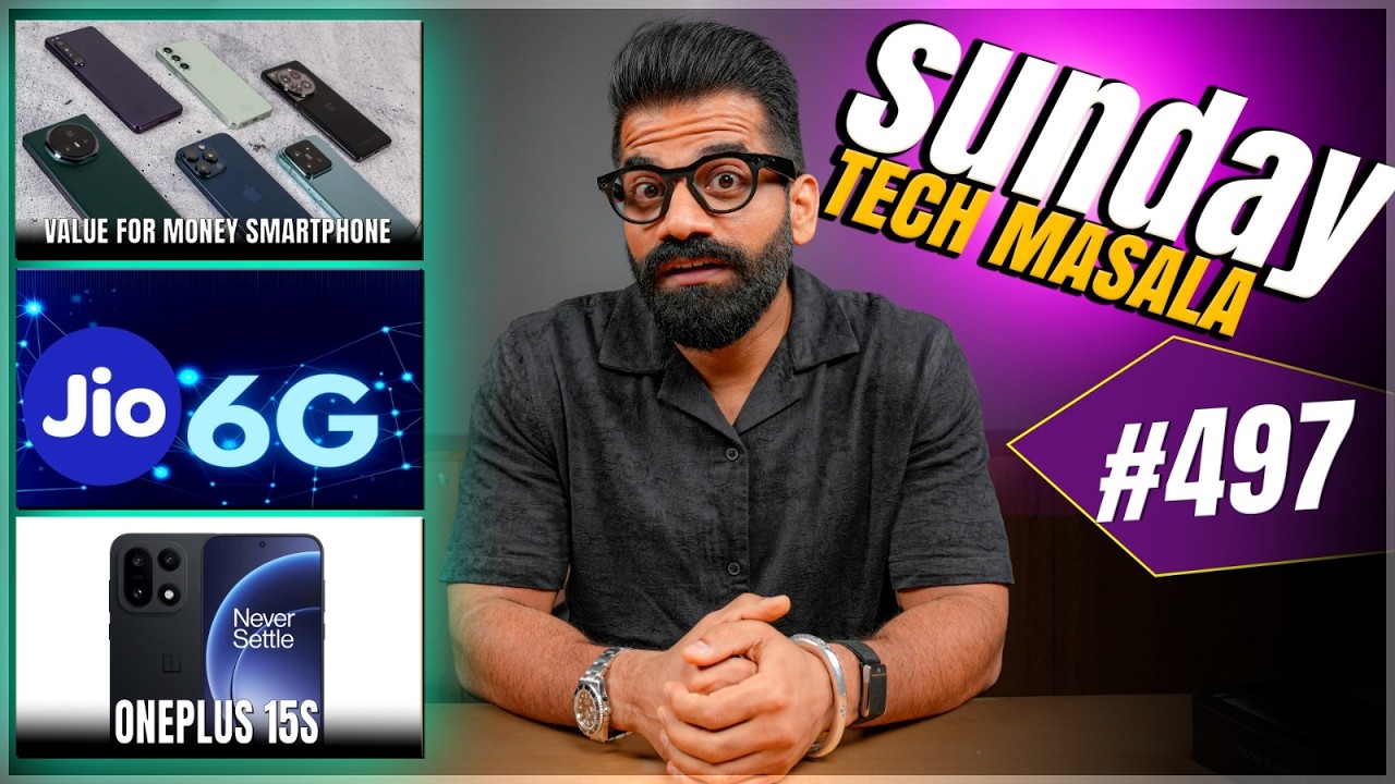 Jio 6G Launch | 1 Day IT Minister? | OnePlus 15s | VFM Laptop? | STM #497 | Technical Guruji🔥🔥🔥