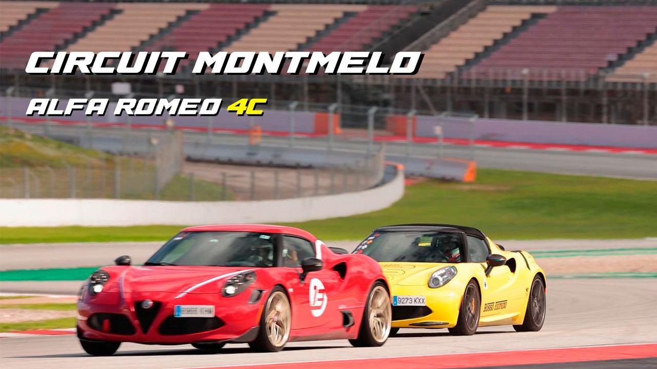 Alfa 4C Spider Rosso Fiorano Montmelo 07/03/2026