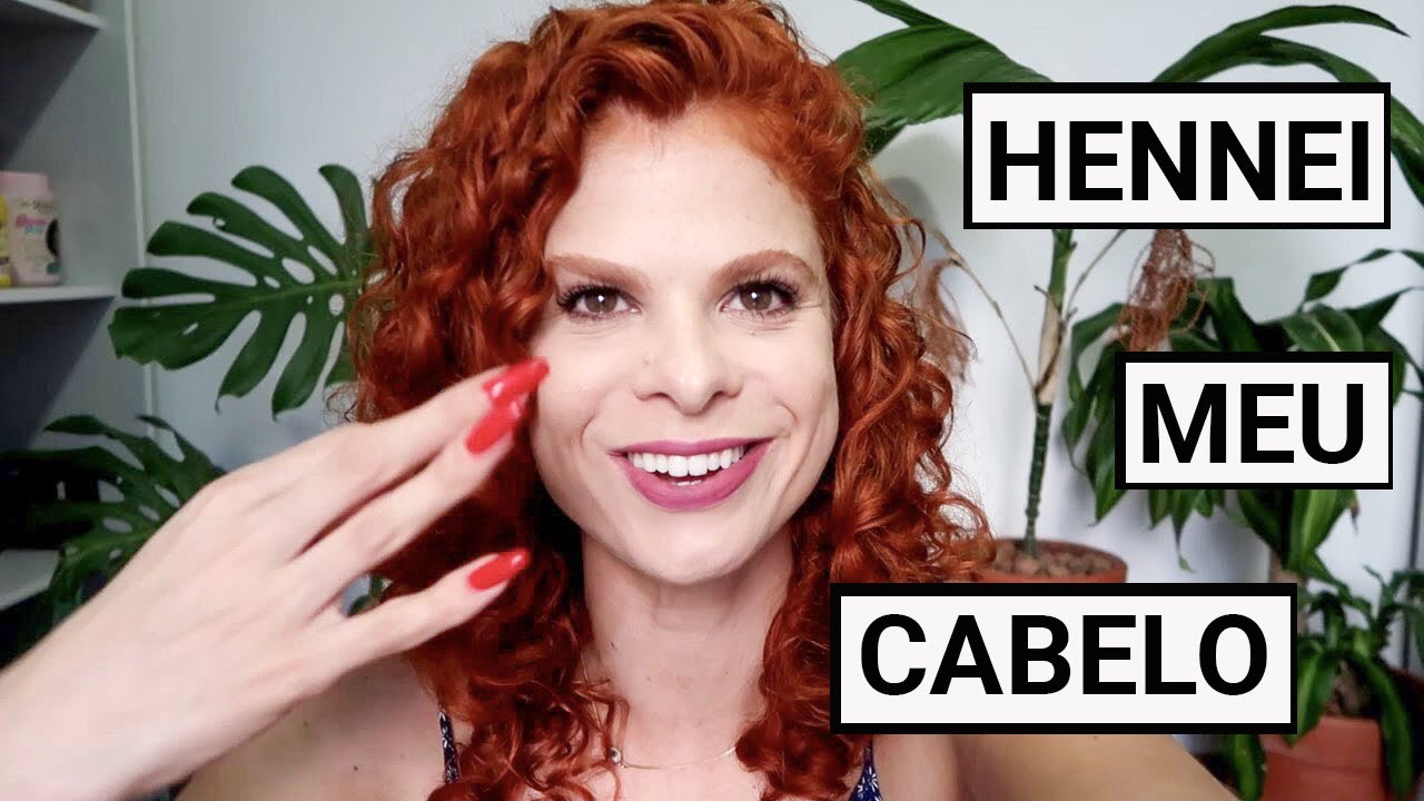 Hennei o cabelo! Henna em cabelo ruivo acobreado