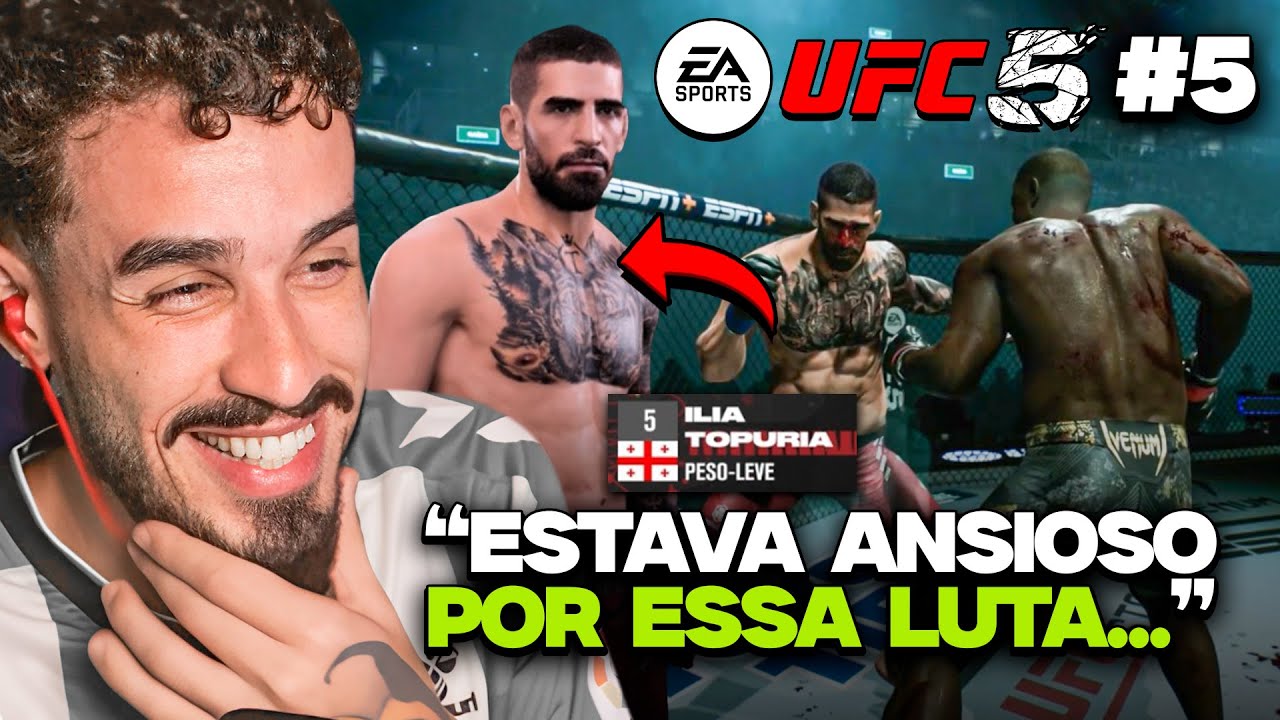 ALLANIS X TOPURIA! A LUTA MAIS ESPERADA DA CARREIRA! | MODO CARREIRA UFC 5 #5