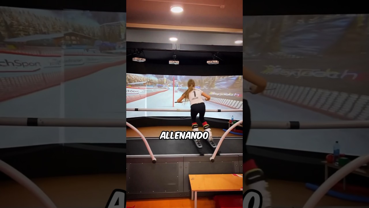 Come si ALLENANO gli sciatori senza NEVE! ⛷️ 😯 #sci #neve #tecnologia