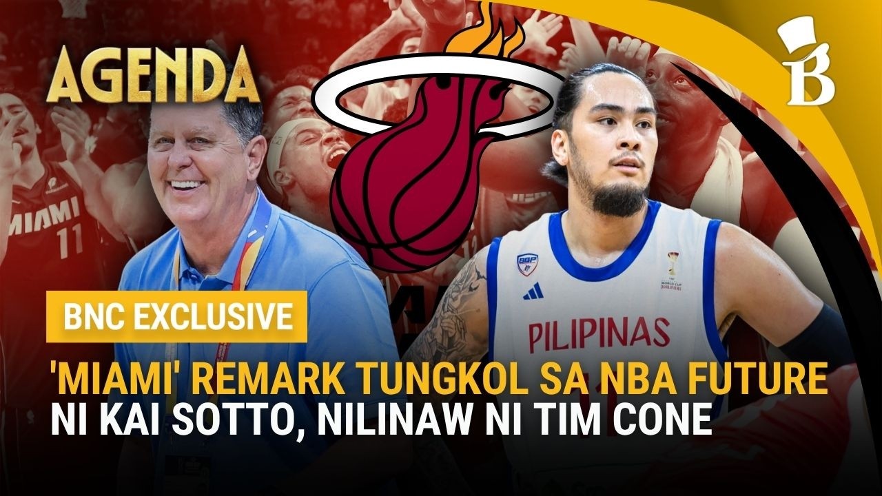 Tim Cone nilinaw ang &lsquo;Miami&rsquo; remark tungkol sa NBA future ni Kai Sotto | Agenda