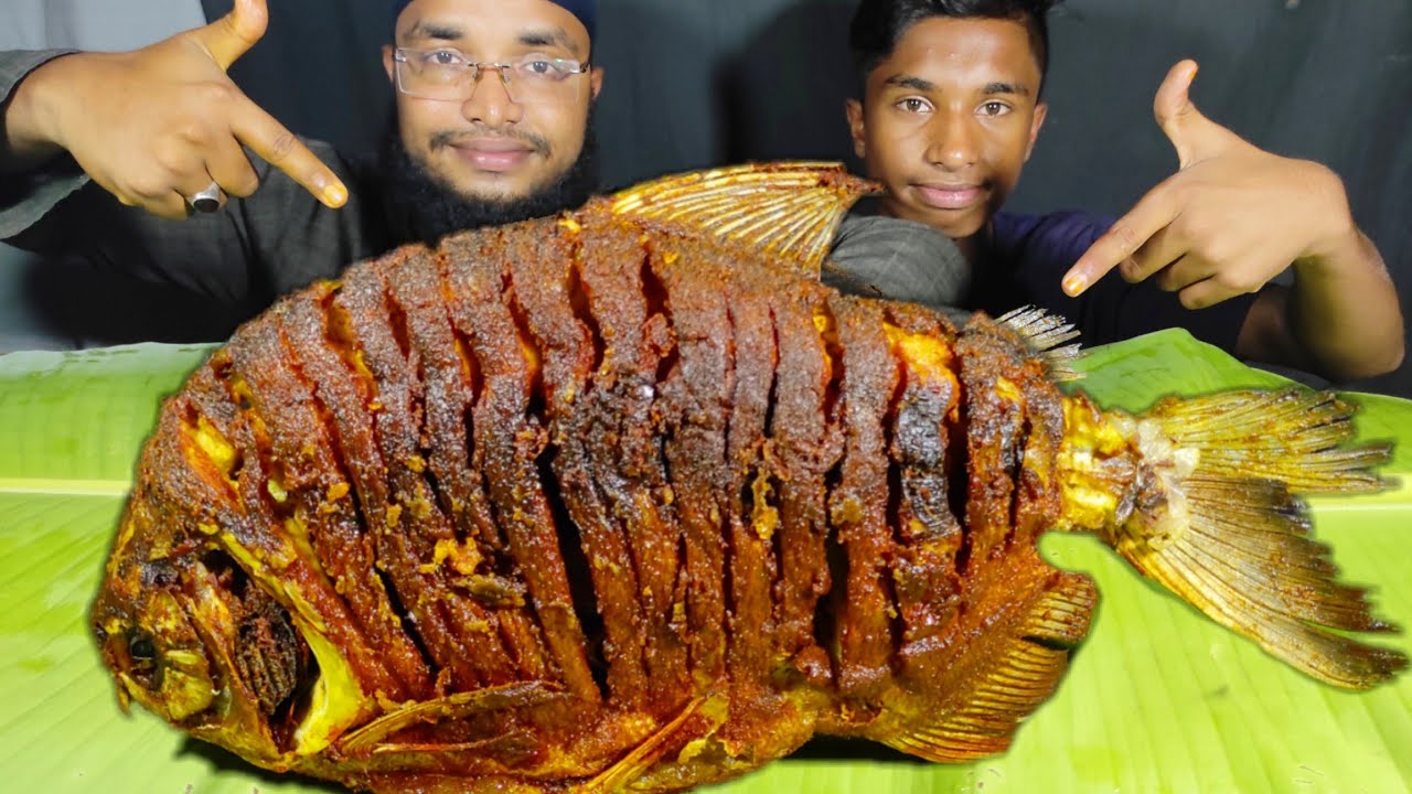 3 KG BIG FISH FRY EATING CHALLENGE | FISH FRY MUKBANG | Fish Eating | Food Eating Videos