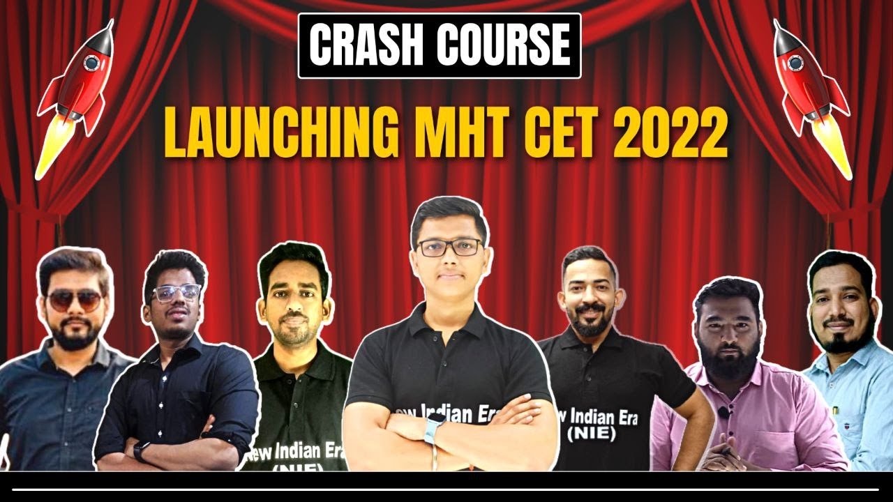 Launching MHT CET 2022 Crash Course | Dedicated Team | NEW INDIAN ERA (NIE) Prashant Bhaiya