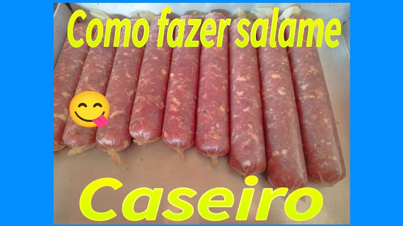 Como Fazer Salame Caseiro