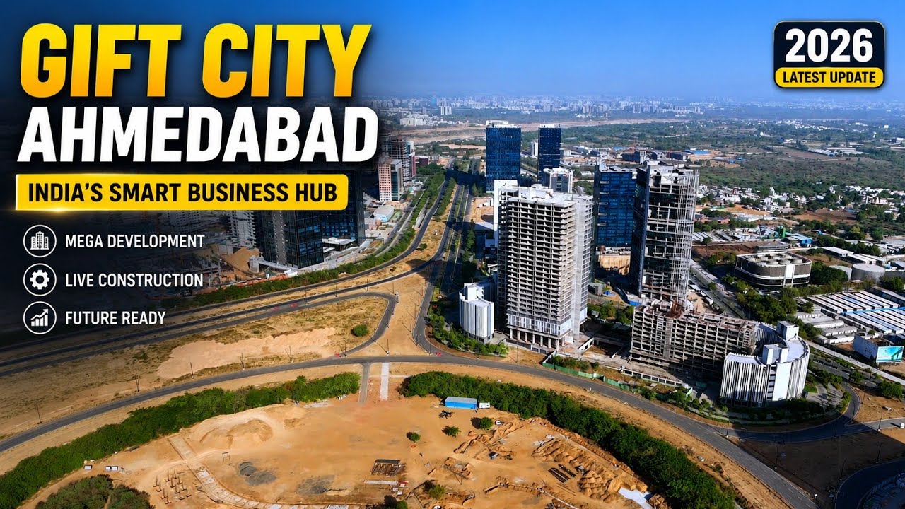 7Gift City Gandhinagar Gujarat Latest Update | Gift City June 2026 #4k