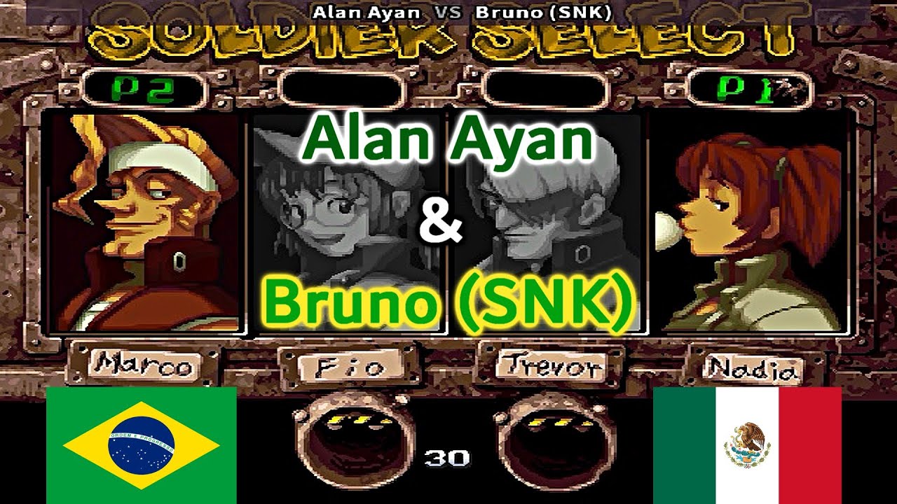 Metal Slug 4 - Alan Ayan & Bruno (SNK)