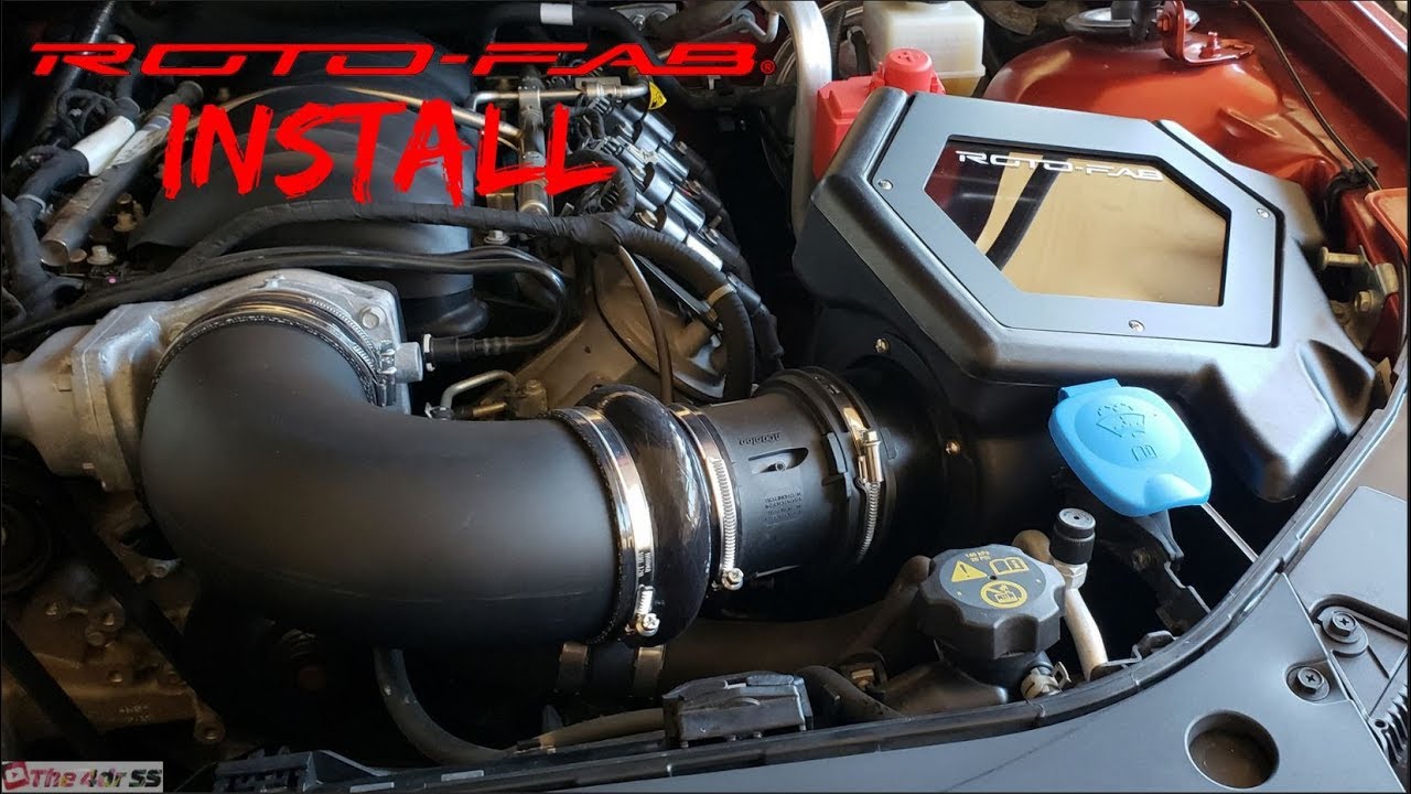 Chevy SS Rotofab Intake Install
