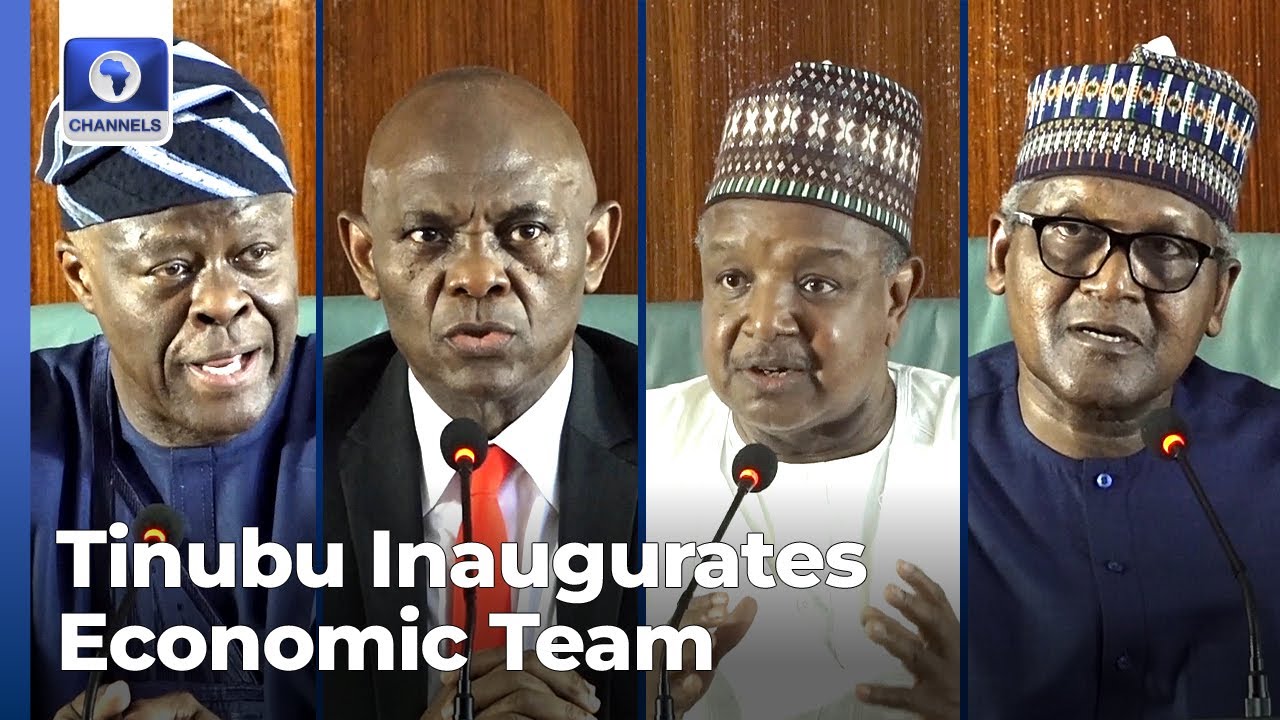 Dangote, Elumelu, Rewane Onboard As Tinubu Inaugurates Economic Team