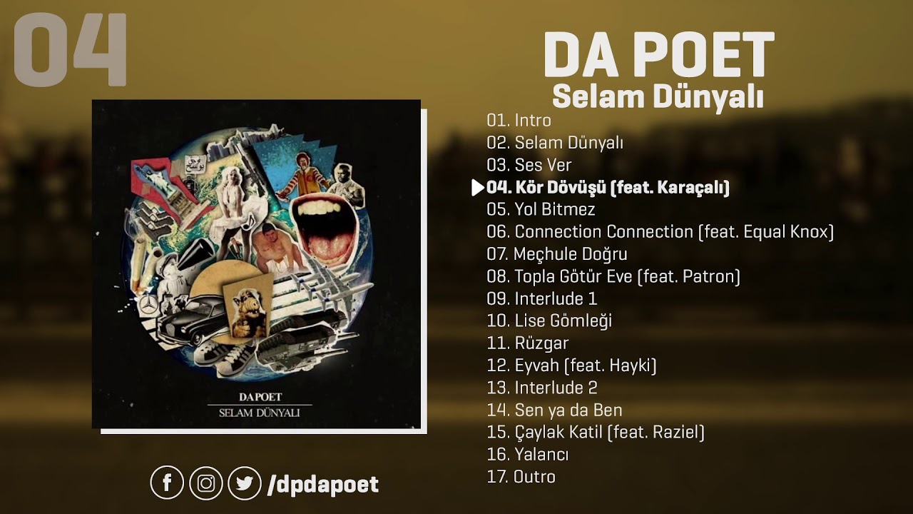 Da Poet - Kör Dövüşü (feat. Karaçalı) | Selam Dünyalı (Official Audio)
