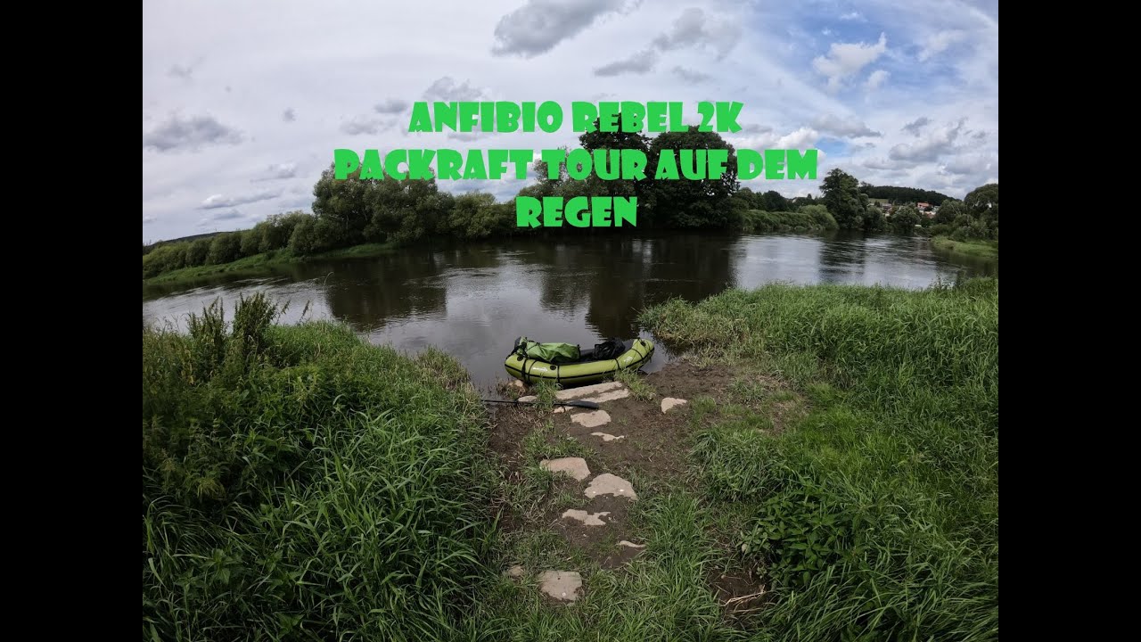 Packraft Tour Anfibio Rebel 2K    auf dem Regen mit Übernachtung