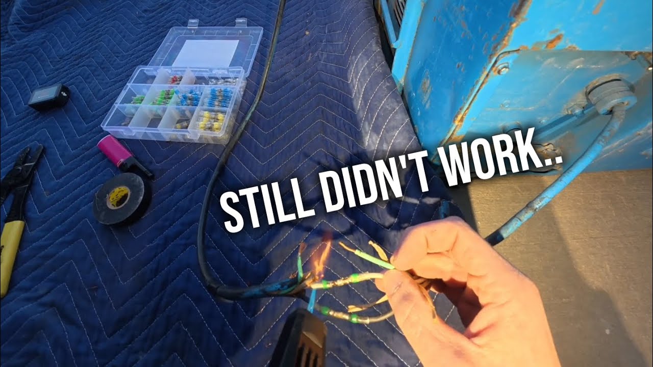 Wire Repair On A Insultion Blower (Don't Worry.. It's A Rental)