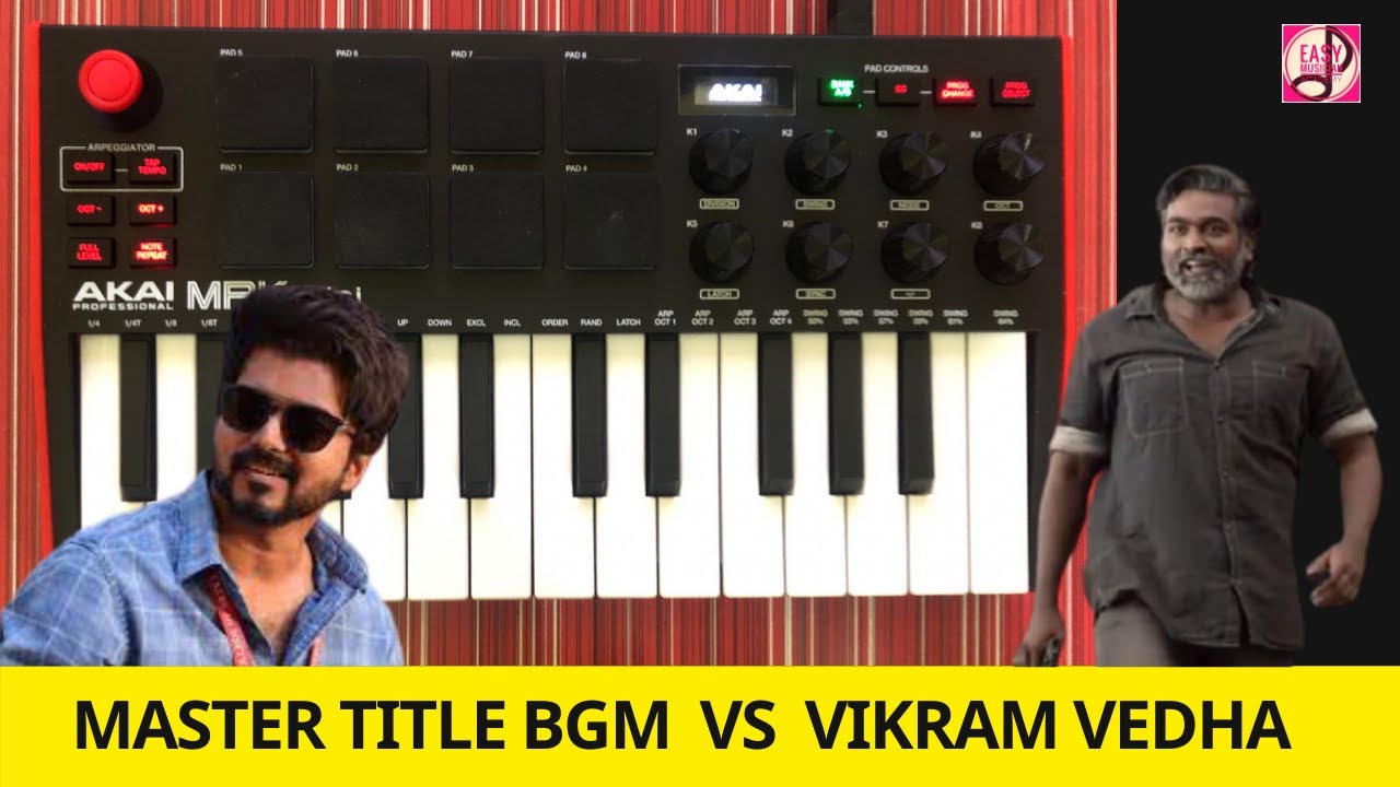 Master Title Bgm Vs Vikram Vedha Bgm Ringtone Mix by Gautham | EasyMusician | Thalapathy Vijay