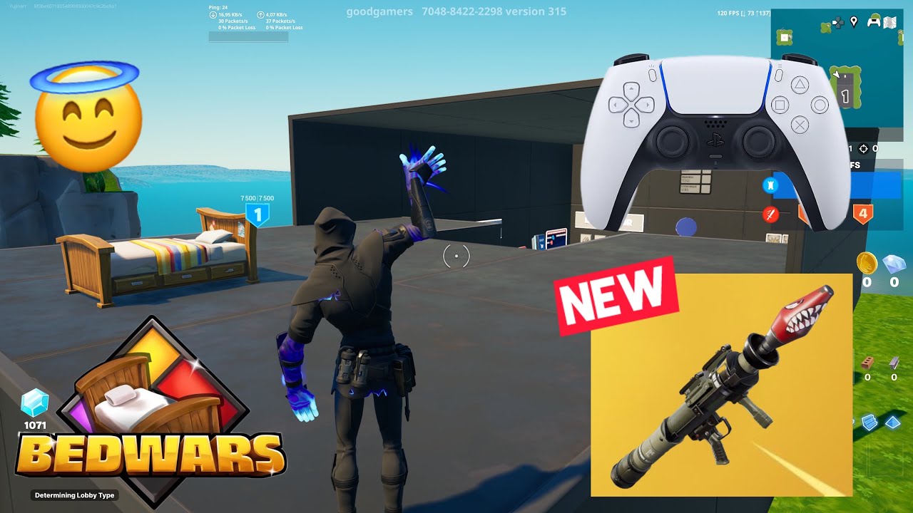 Fortnite Bedwars 😇 Gameplay PS5 🎮