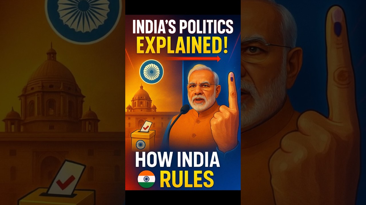🗳️ How India&rsquo;s Democracy Works | Constitution, Elections & Parliament Explained 🇮🇳📜#indianpolitics