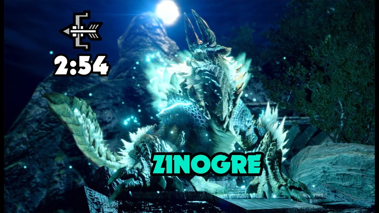 Monster Hunter Rise | Zinogre - Bow 2:54 (No Hit / No Damage)