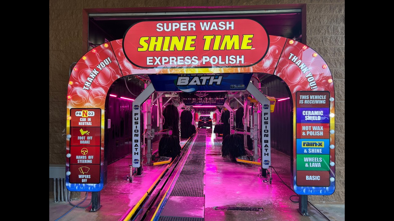 Shine Time Super Wash: Decatur Site - Wash Tunnel