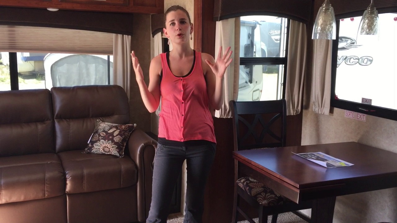What does the inside of a small fifth wheel look like?