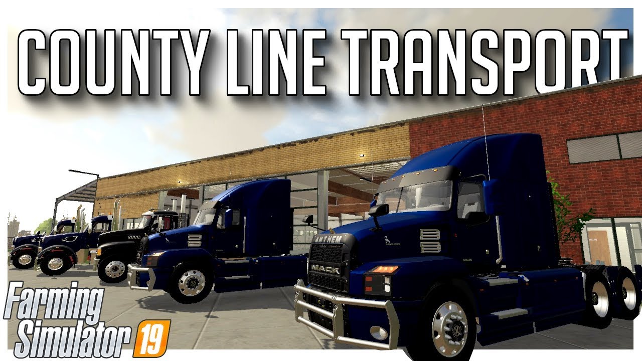 WE'RE BUILDING THE COUNTY LINE TRANSPORTATION COMPANY  | County Line Roleplay | Farming Simulator 19