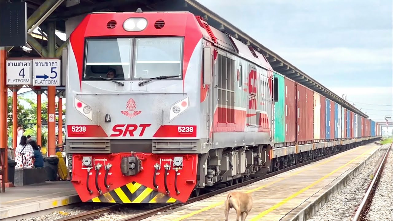 SRT. EP.1 #ฉะเชิงเทราชุมทางใหญ่ | รถไฟโดยสารและสินค้าหลายขบวนและรถตรวจสอบโครงสร้างทางที่ฉะเชิงเทรา!?