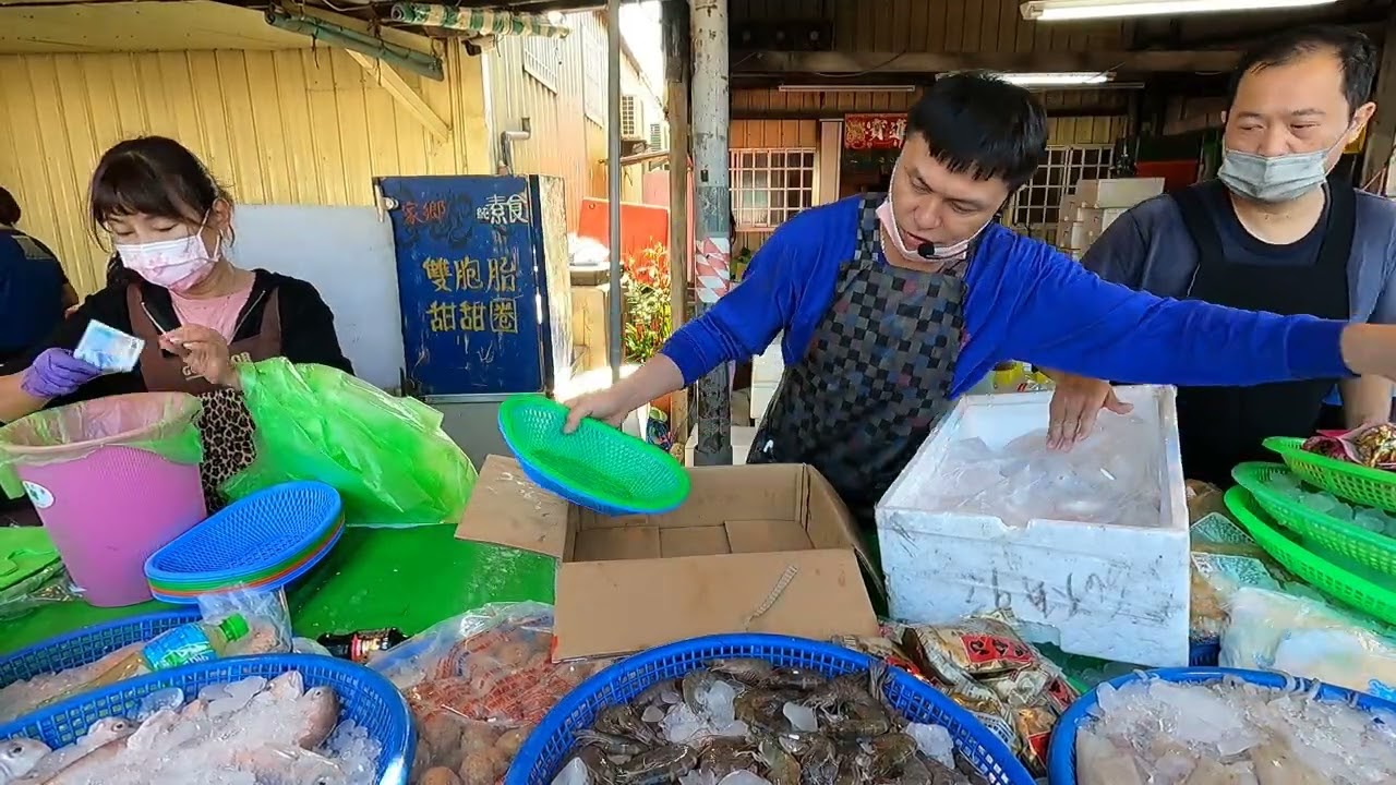 帥城武講他去夜市買牛排的坎坷故事 客人都笑死了 興達港王中皇 帥城武 高雄興達港 海鮮叫賣 叫賣哥