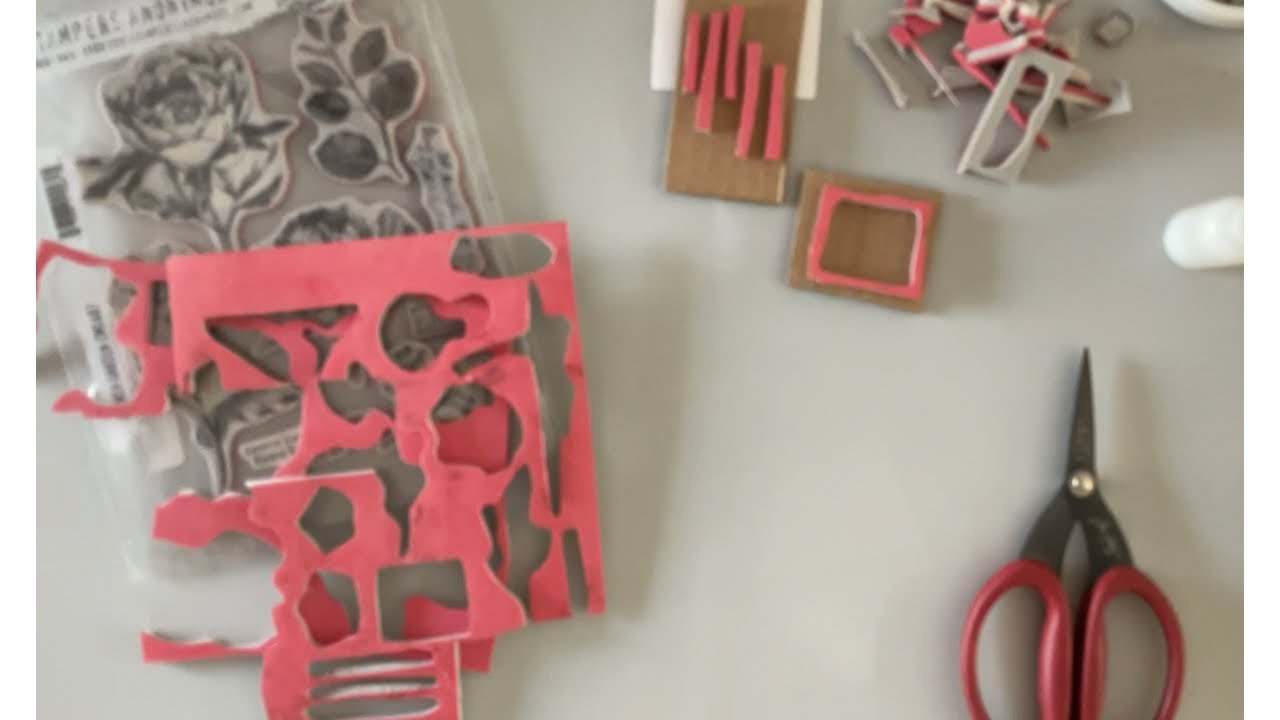 Creative stamps using recycled materials - #diystamps #keepitcreative #recycle 