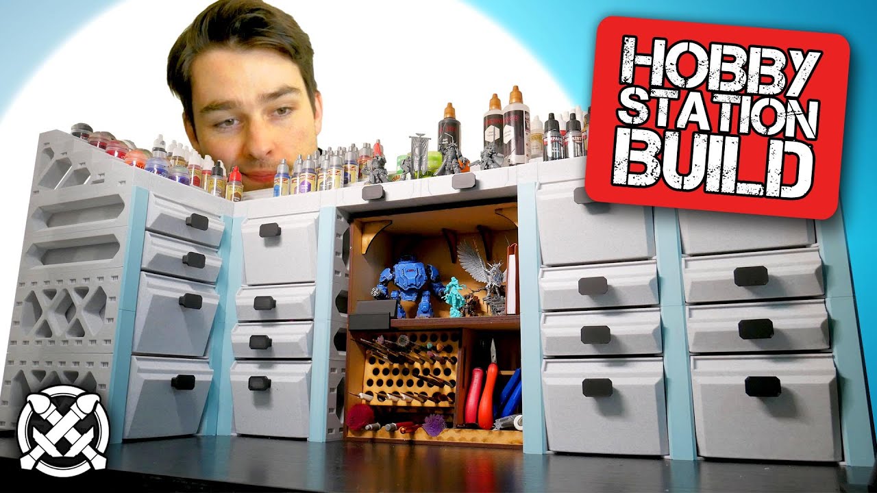I 3D Printed The Ultimate Mini Painting Workstation
